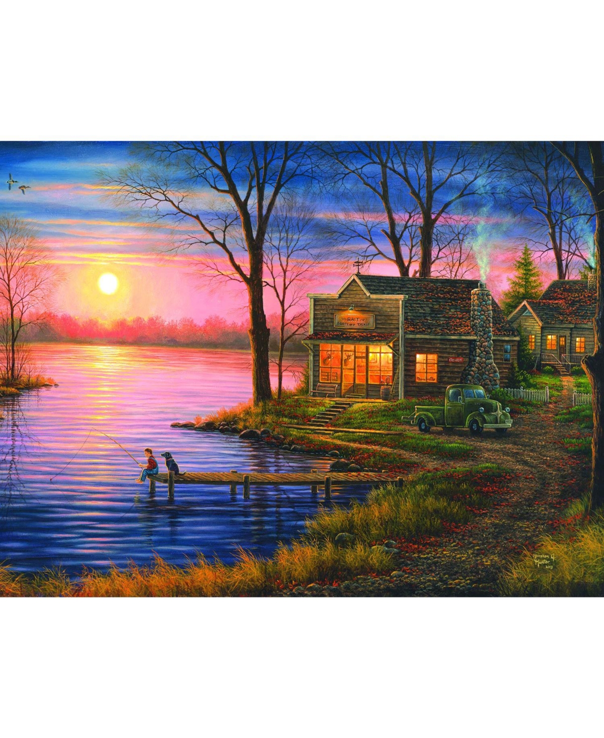 SunsOut Bait Shop 500 piece Jigsaw Puzzle for Adults