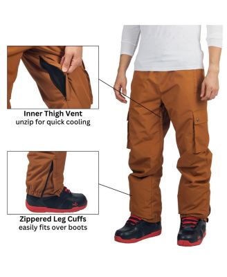 Men's Snow Pants 10K Waterproof Insulated Snowboard & Ski Pants