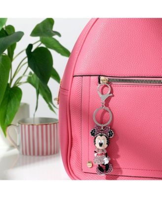 Minnie Mouse Crystal Pave Bag Charm Keychain – Officially Licensed