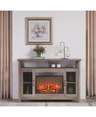 23 inch Realistic Log Flame LED Overheat Protection CSA UL Certified Electric Fireplace Insert Heater