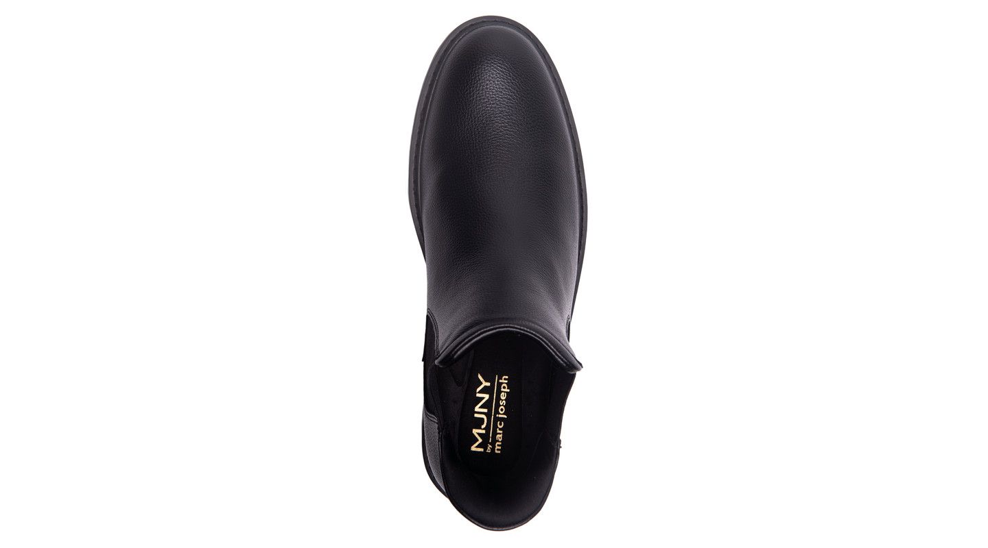 Мужские ботинки Marc Joseph New York Hudson Yards 2.0 Hands-Free Slip On Technology Leather Chelsea, цвет: Чёрный — фото 6