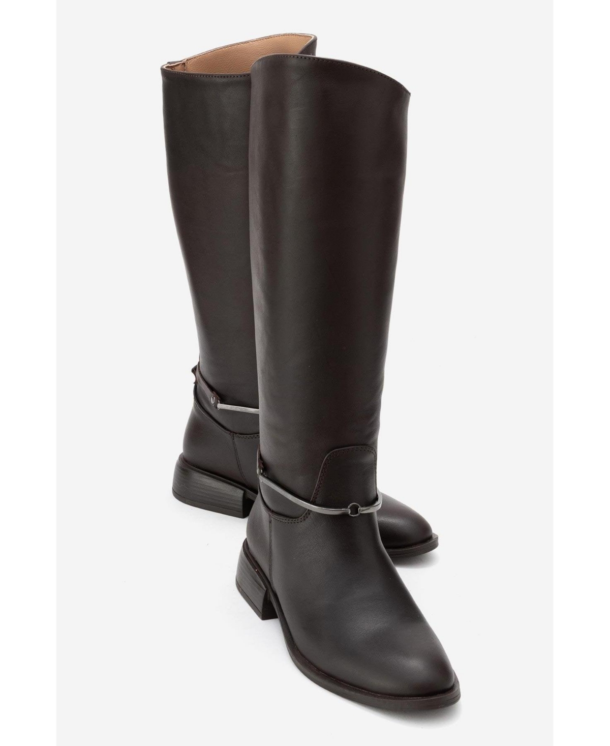 Forever & Always Women's Shoes Ansel Leather Riding Boot