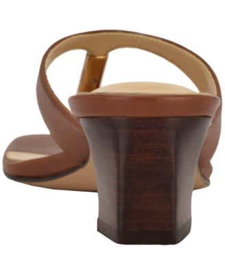 Women's Yaiza Leather Block Heel City Sandals