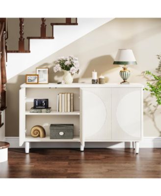 Buffet Cabinet Sideboard with Storage, 59.4-Inch