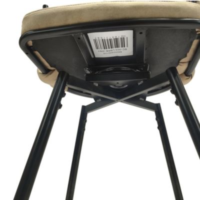 Premium Swivel Barstools with Woven Backrest