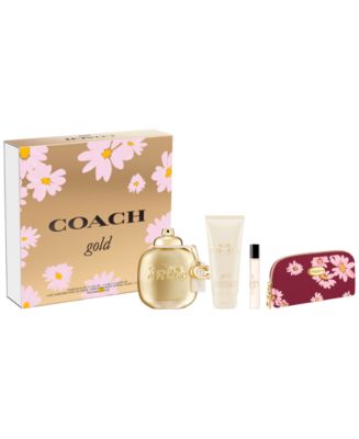 COACH 4-Pc. Gold Eau De Parfum Set - Macy's