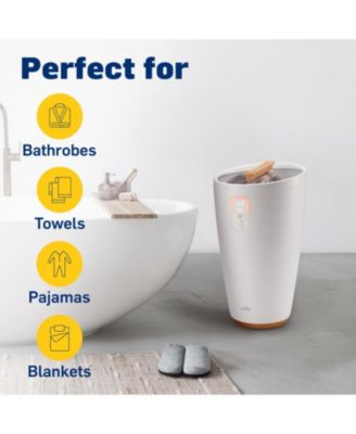 Live Fine Towel Warmer, Large Bucket Style Towel Heater with LED Display, Adjustable Timer, & More!