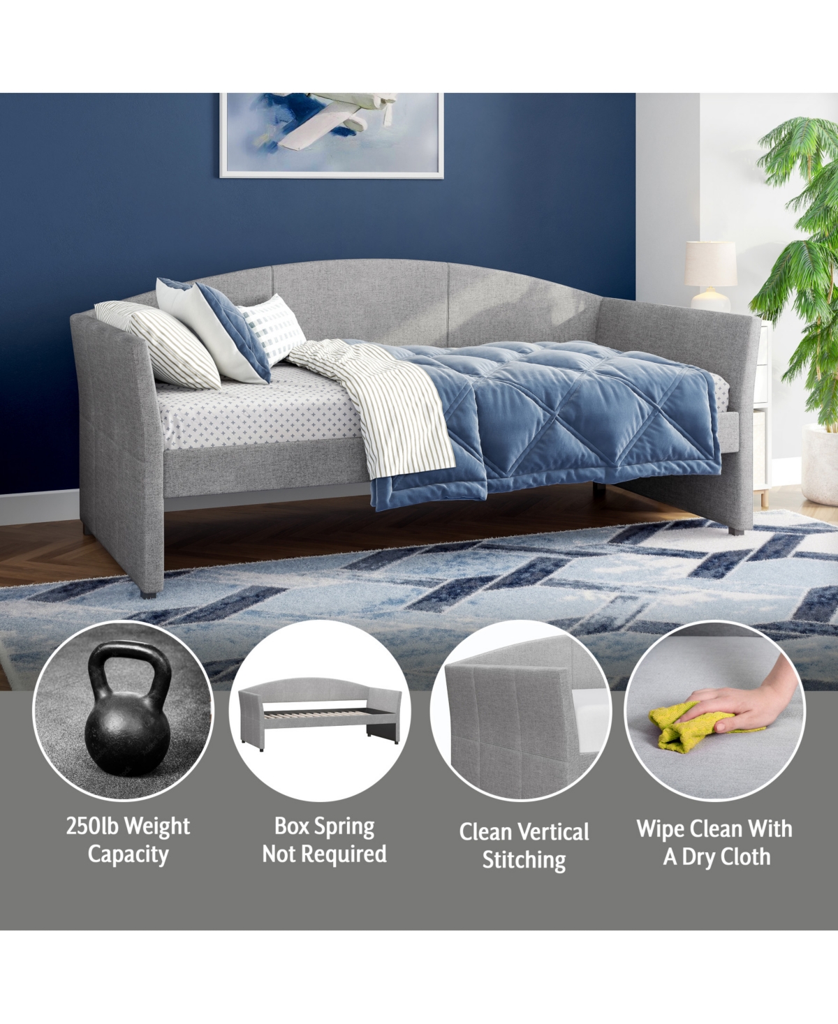 Hillsdale Westchester Upholstered Daybed - Twin