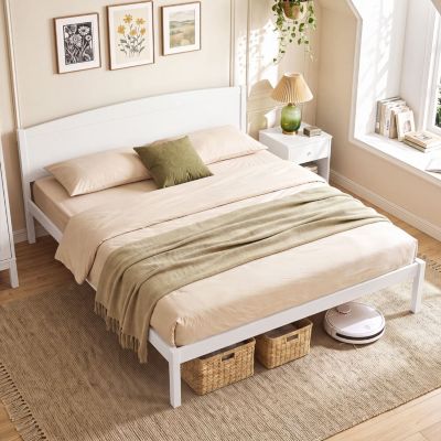 Twin Size Tent Floor Bed with Triangle Structure