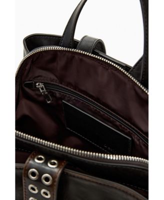 Women's Small backpack appliques flowers