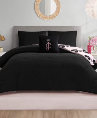 Plush Reversible Queen Heart Logo 4-Pc. Comforter Set, King