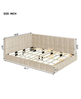   Upholstered Daybed/Sofa Bed