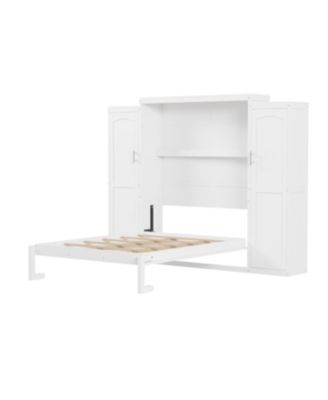 Murphy Bed with Wardrobes & Shelves