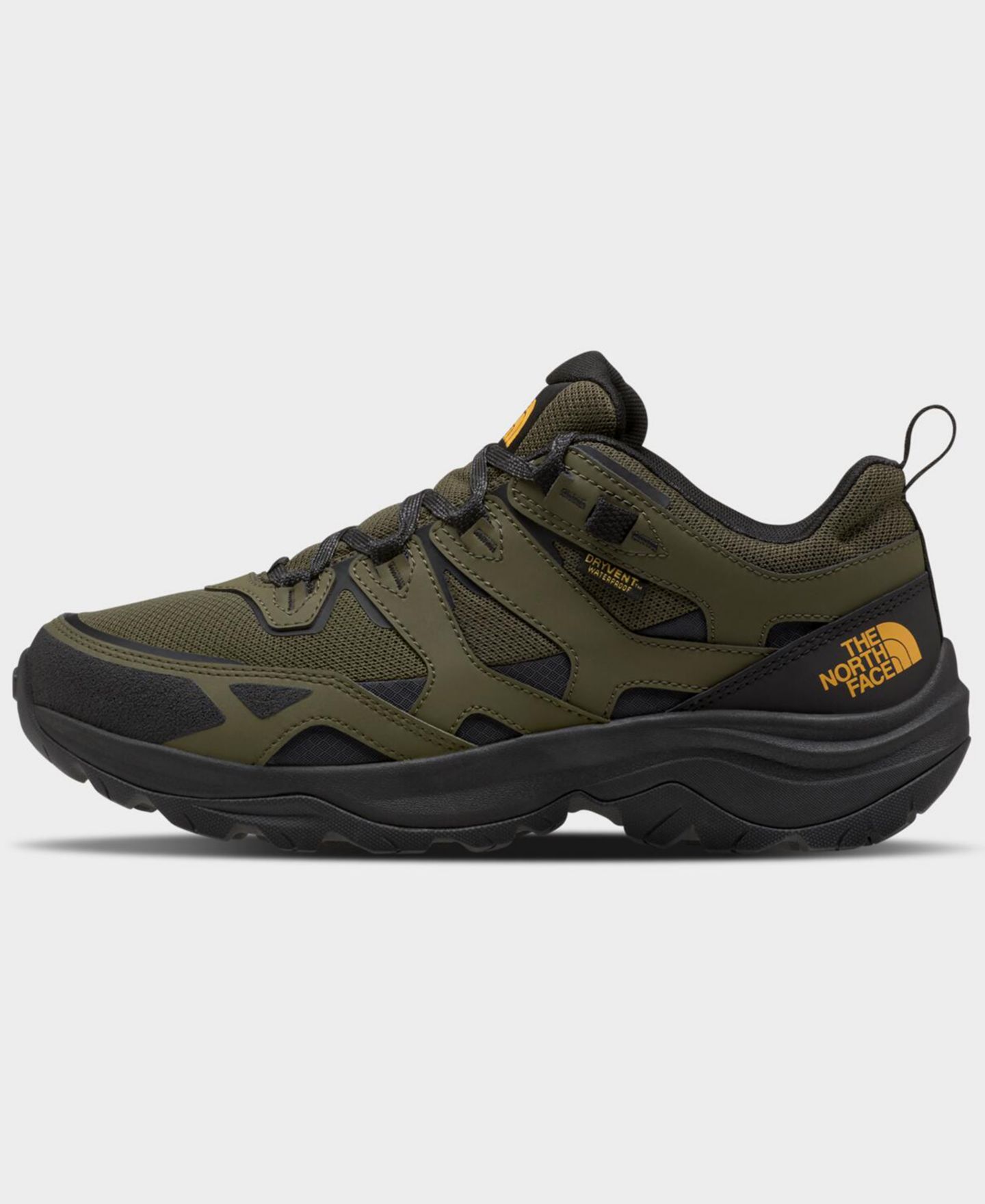 Мужские кроссовки The North Face Hedgehog 3 Waterproof Lace-Up, цвет: Серо-коричневый зелёный / Чёрный — фото 1