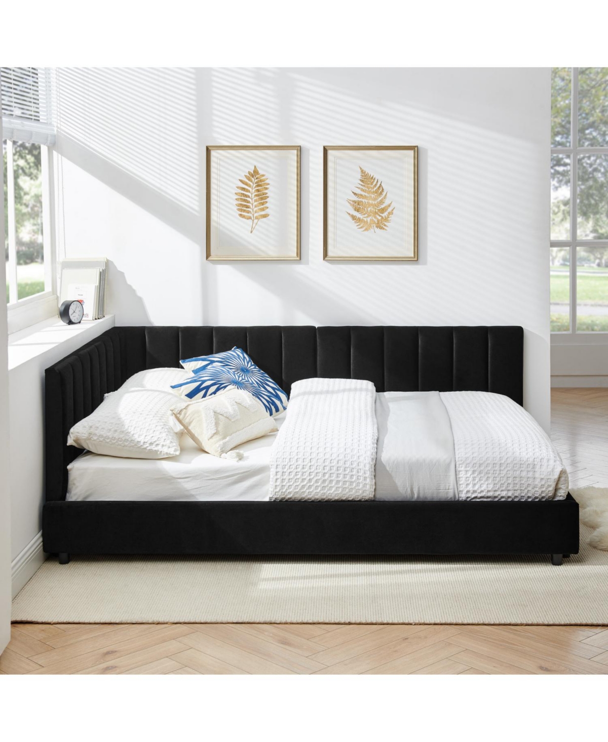Streamdale Furniture Tufted Upholstered Full Bed Frame