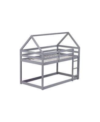 Twin Over Twin House Bunk Bed