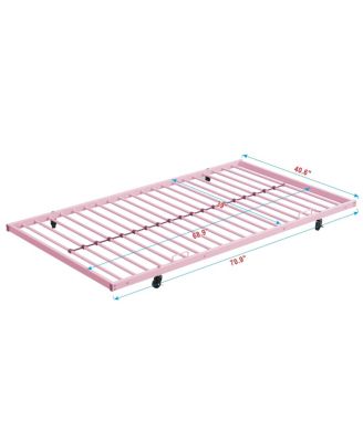  Metal Bunk Bed with trundle