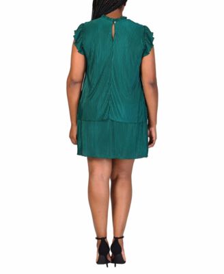 Plus Size Empire Waist Mini Dress