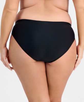 Plus Size Solid Bikini Briefs, Exclusively at Macy's