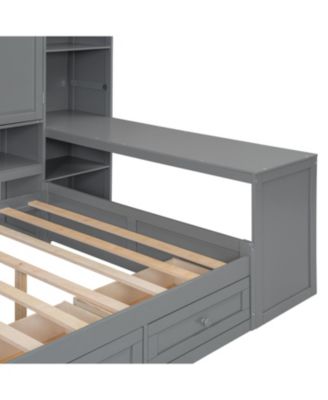 Daybed with Drawers & All-in-One Cabinet