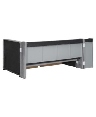 Upholstered Daybed with Drawers & Storage