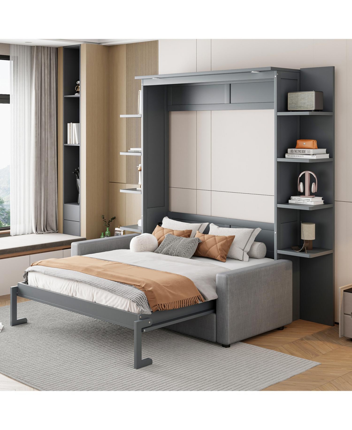 Streamdale Furniture Murphy Bed Wall Bed with Sofa