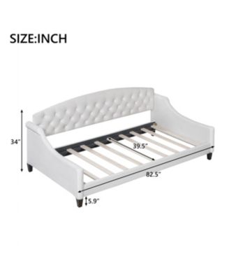 Modern Luxury Tufted Button Daybed,Twin