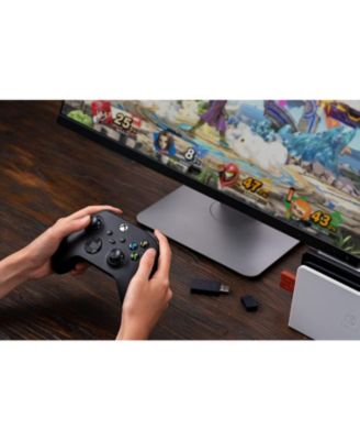 Wireless USB Adapter for Switch, Windows, Mac & Raspberry Pi - Works with Xbox, PS5 Controllers - Brown