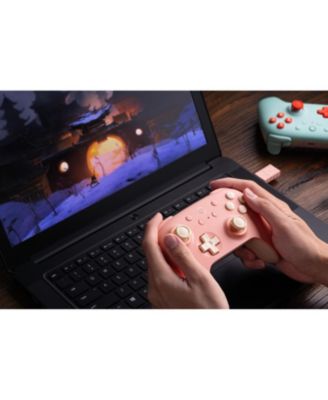 64 Bluetooth Controller for Analogue 3D, Switch, Switch 2, Windows, and Android (Black)