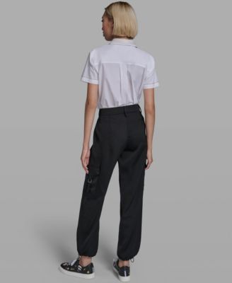 Women's Cropped Cargo Pants