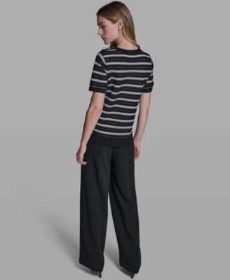 Women's Striped Crewneck Sweater