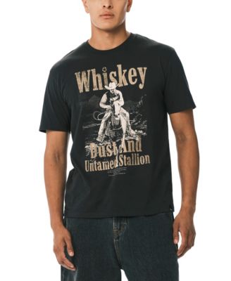 Men's Tafo Whiskey Cowboy Print T-Shirt