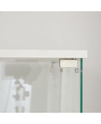 + 4-Tier + Glass + Locks & Acrylic Shelves + Display Cabinet