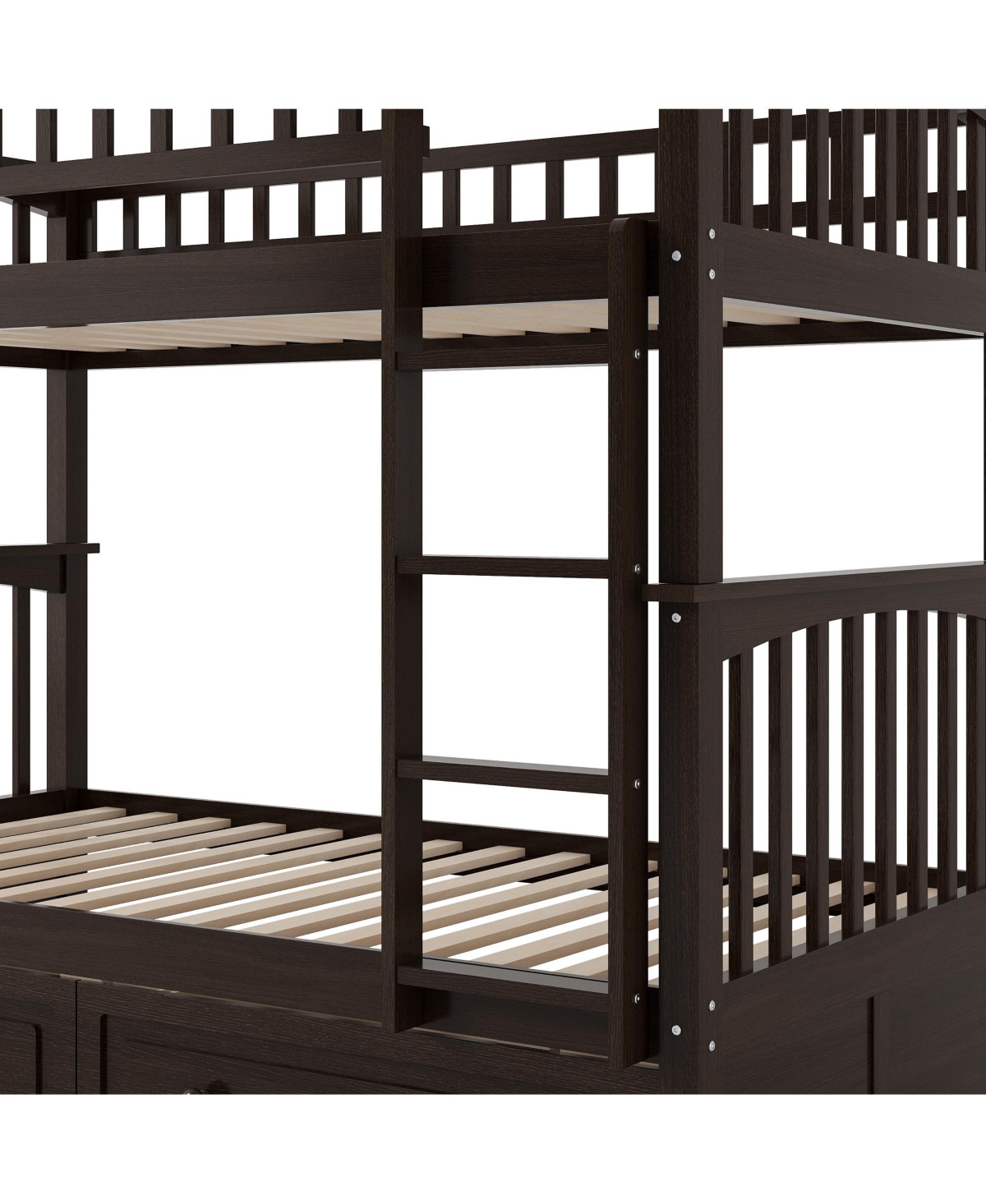 Streamdale Twin Over Bunk Bed With Drawers, Convertible Beds