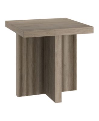 Boden 22" Wide Square Fluted Side Table