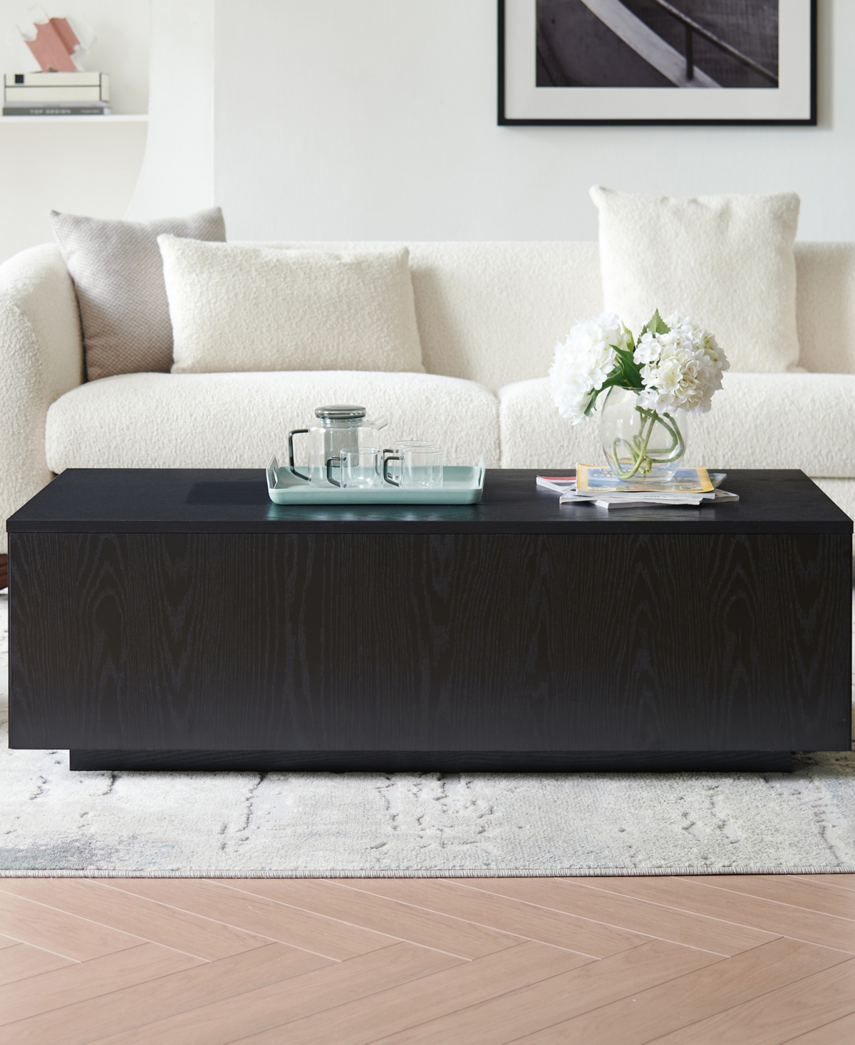 Hudson & Canal Paxton 48" Wide Rectangular Coffee Table