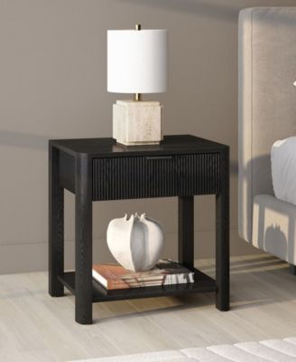 Pomona 24" Wide Rectangular Fluted Nightstand