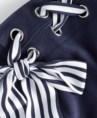 Women's Lace-Up Shoulder Muscle T-Shirt