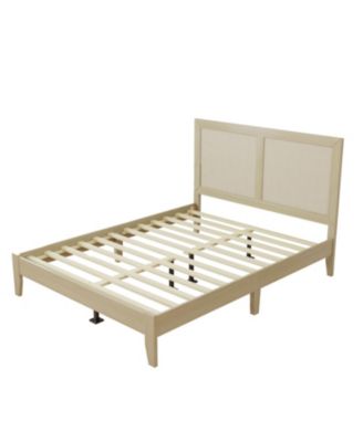 Solid Wood Platform Queen Bed