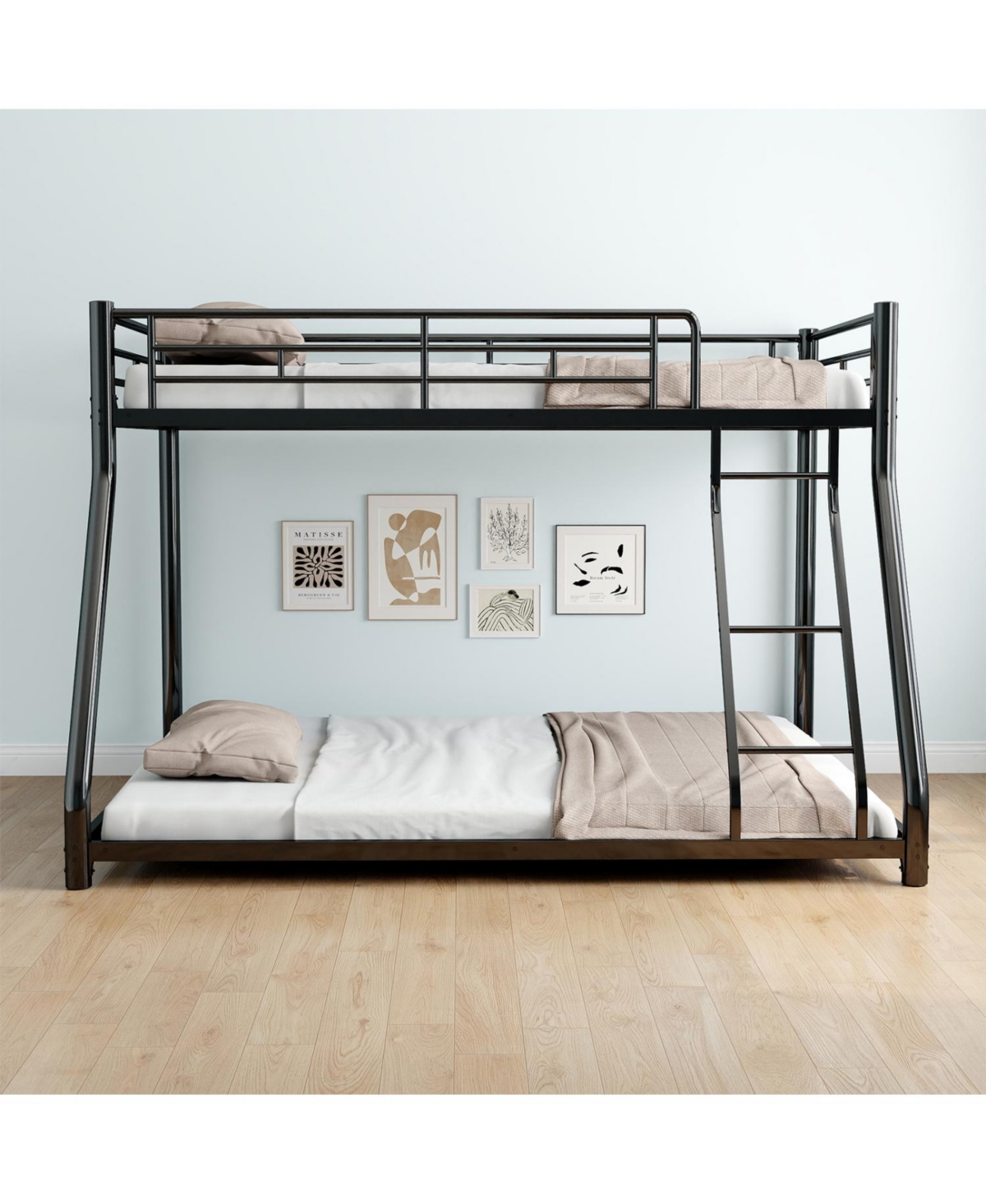 Streamdale Furniture Twin Over Full Metal Bunk Bed