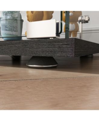 LED Glass Display Cabinet - Black