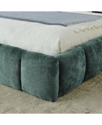 King Upholstered Platform Bed Frame