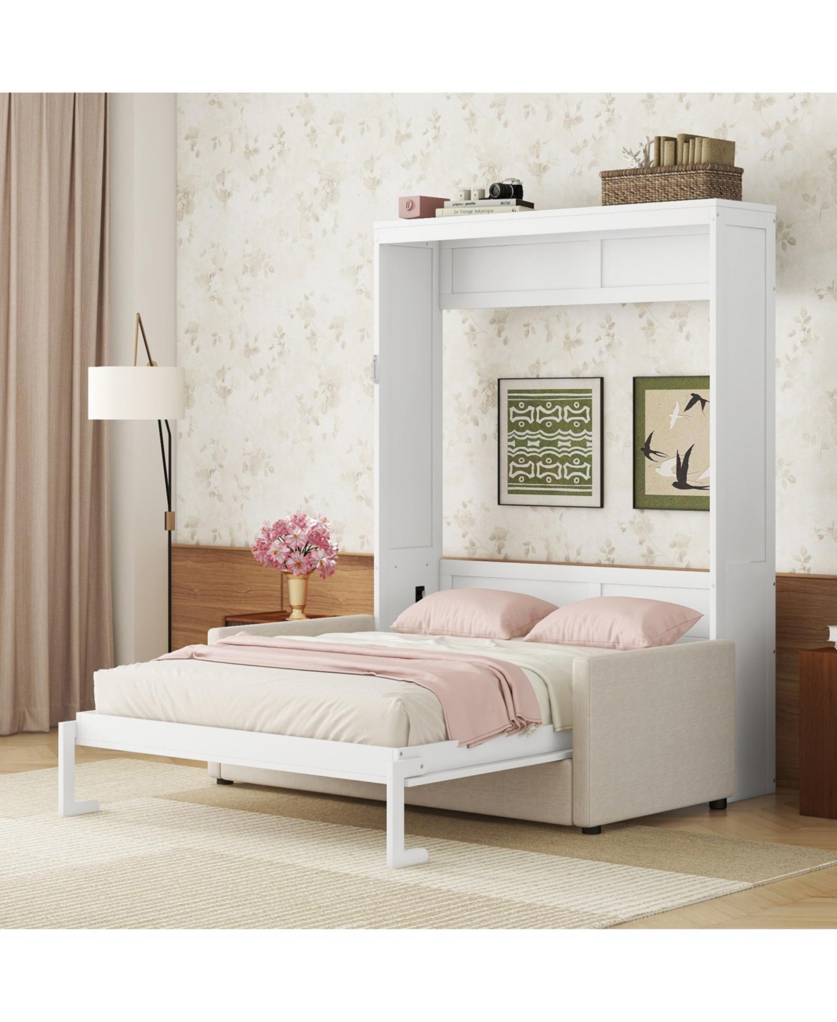 Streamdale Furniture Size Murphy Bed Wall Bed with Cushion