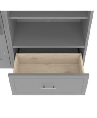 Queen Murphy Bed with Storage & Shelf