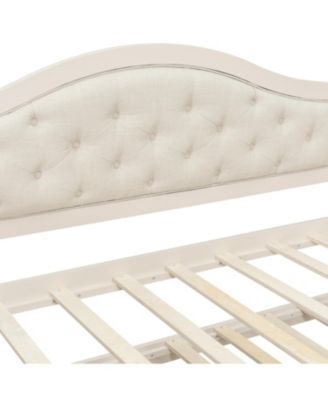 Streamdale Twin Daybed with Trundle & Storage, Upholstered Backrest