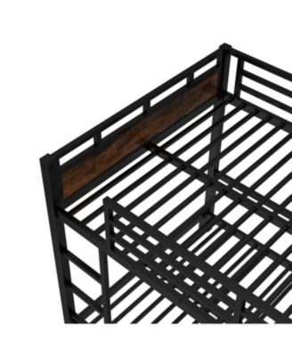 Full XL Bunk/Loft Bed - Vintage Wood