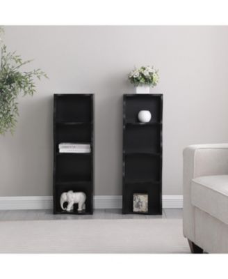 Wavy 8-Layer Adjustable Bookshelf - Narrow & Multifunctional