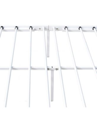  Victorian White Metal Bed Frame