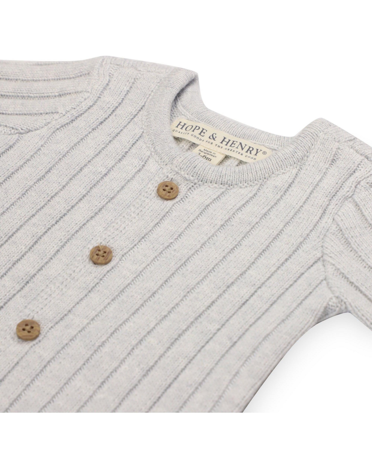 Hope & Henry Baby Girls Shortie Romper Jacquard Blanket Gift Set