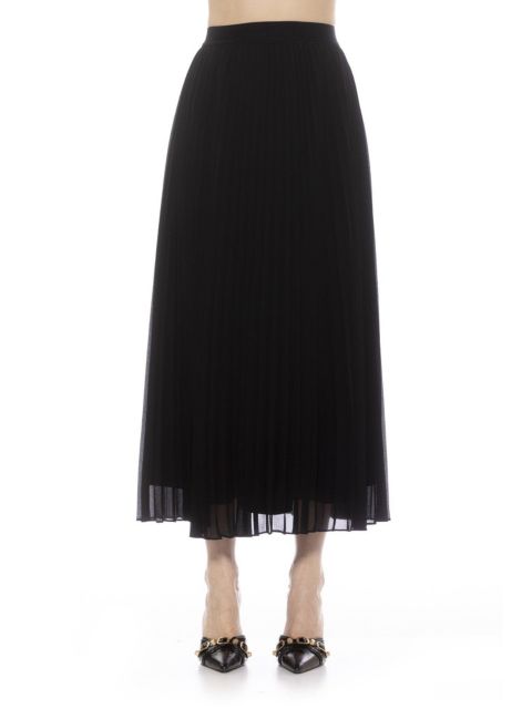 Женская юбка Alexia Admor Kesia Midi Pleated, цвет: Чёрный